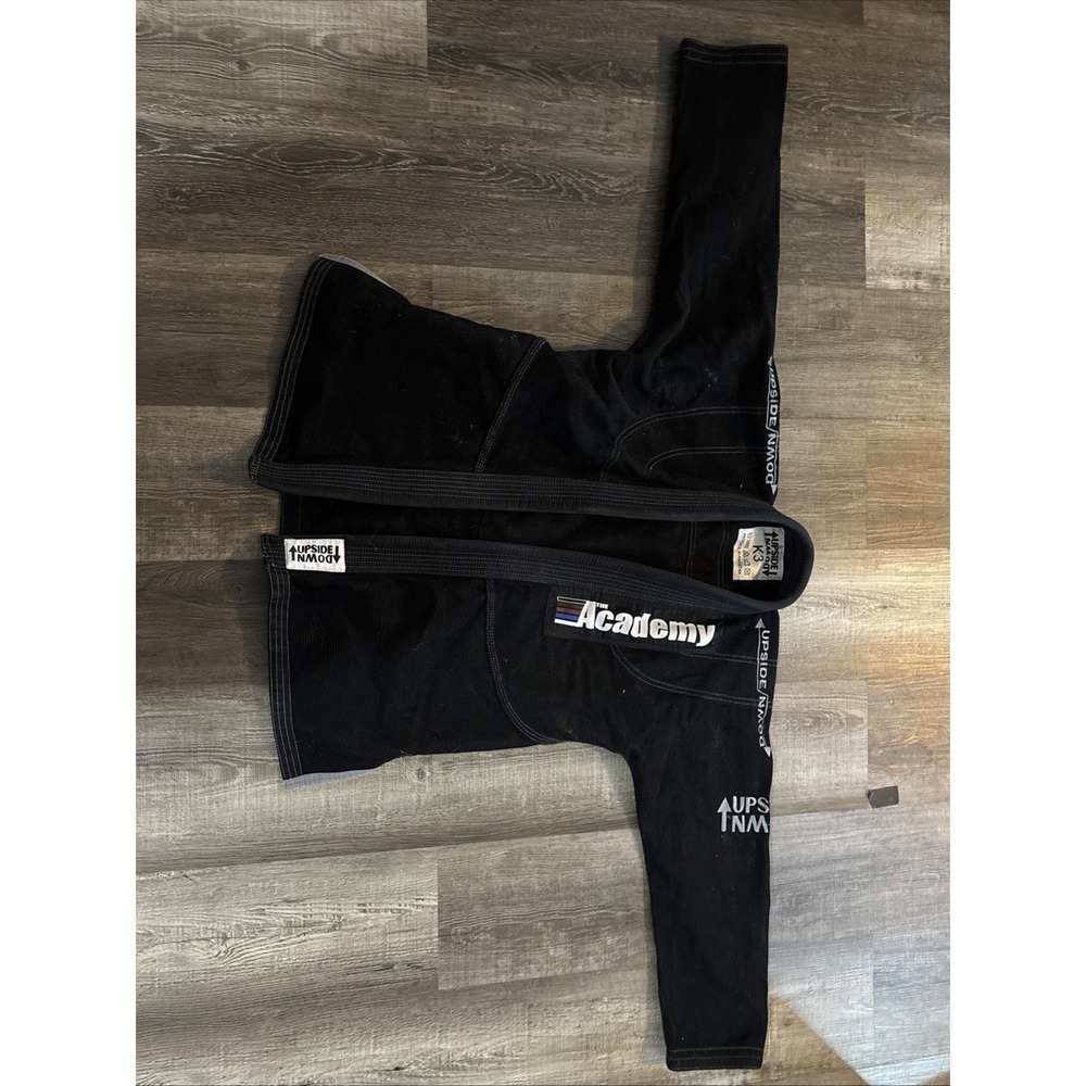 Upside Down The Academy Jason Matherley Jiu Jitsu Gi Jacket Black K3